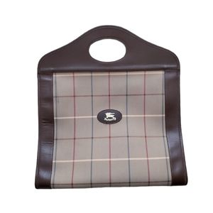 Brown Authentic Vintage Burberry Tote